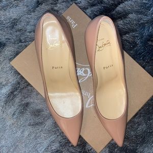 Kate 85 Nude Patent Pumps